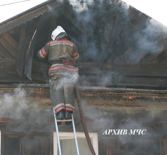 Пожар в Нейском муниципальном округе